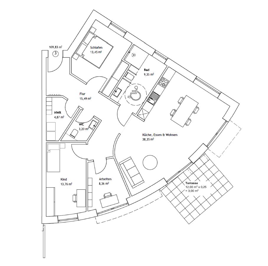 Gartenwohnung: Offene Besichtigung 28.08. um 15 Uhr - WE 3
