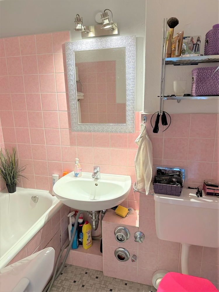Appartement mit Weitblick am Kreideberg - Badezimmer