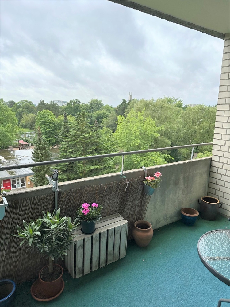 Appartement mit Weitblick am Kreideberg - Balkon