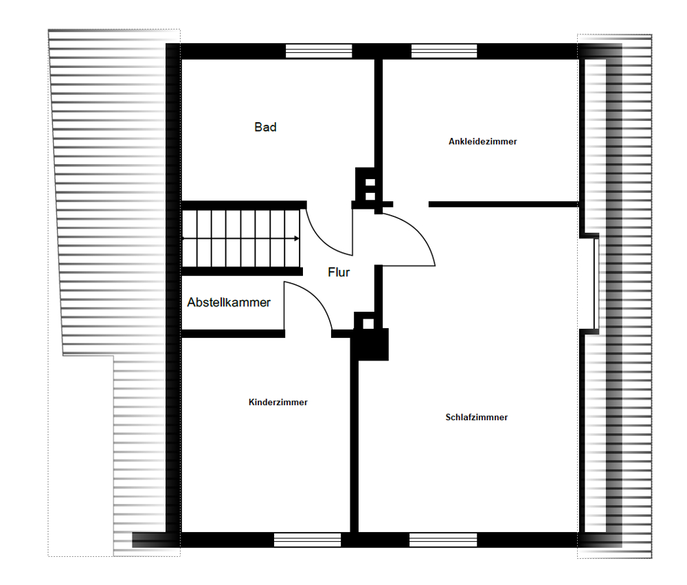 Gemütliches Zuhause mit großem Erbpacht-Grundstück in Hohnstorf - Grundriss OG