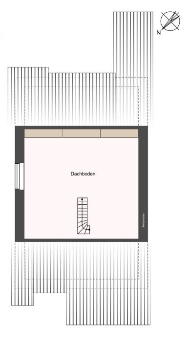Moderne Maisonette-Wohnung - Grundriss