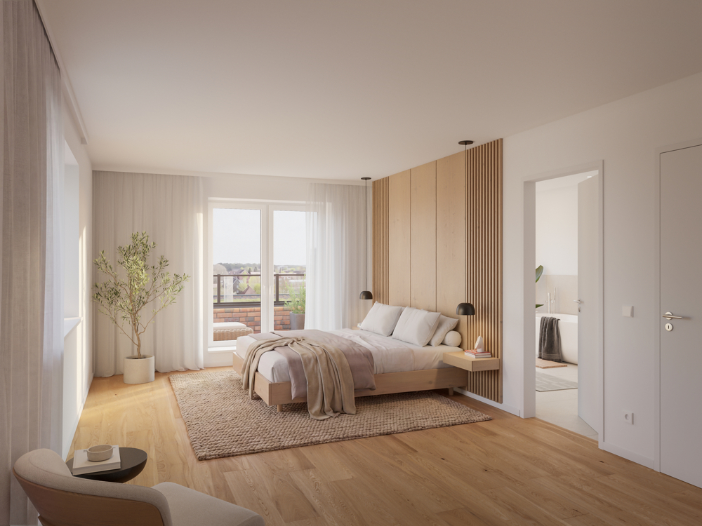 Stilvolle 3 Zimmer im Effizienzhaus 55 – Nachhaltig wohnen mit Komfort - Wohnbeispiel