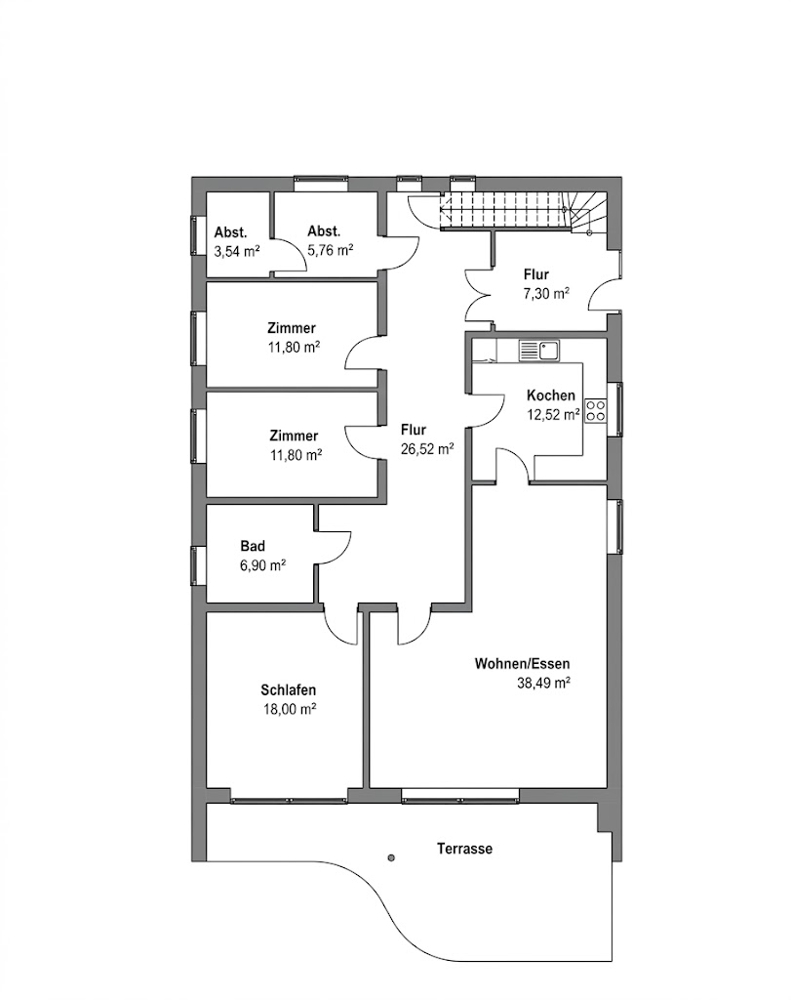 Ein Haus mit viel Platz! - Grundriss EG