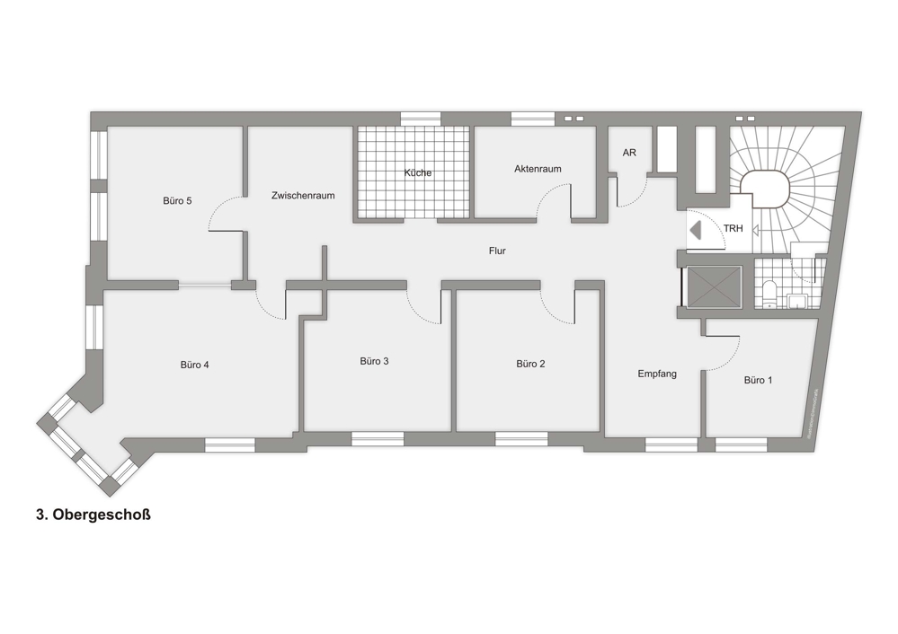 * Bürofläche direkt am Lüneburger Marktplatz * - V 077 002 Grundriss