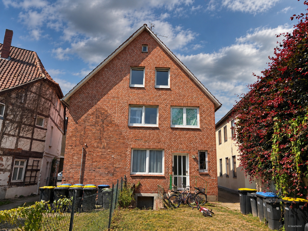Ertragsstark in Dahlenburg! - Rückansicht des Hauses