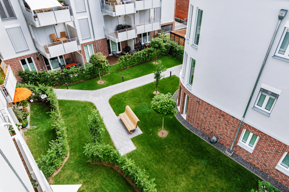 Über den Dächern der Stadt! - Blick vom Balkon