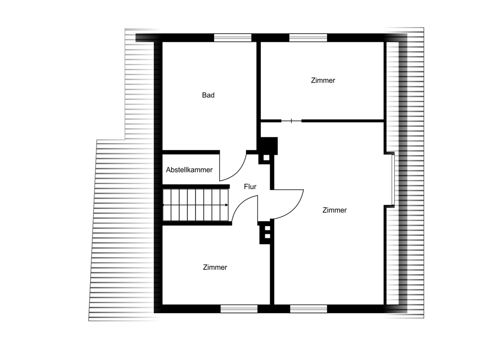 Einfamilienhaus mit Charakter und großem Garten - Obergeschoss