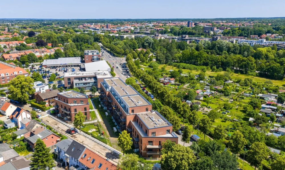 LÜNEBURG: ROTEN BLEICHER Neubauprojekt. - Luftaufnahme