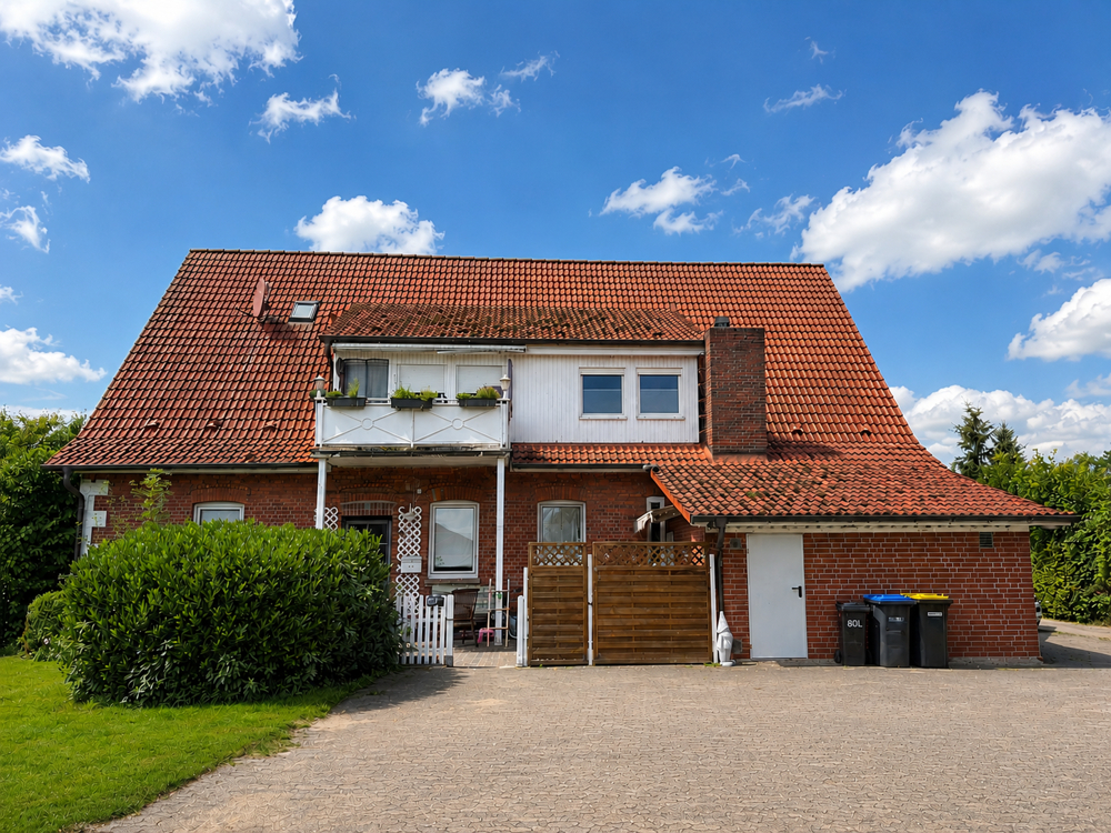 Attraktives Mehrfamilienhaus mit stabilem Mietertrag in Lüdersburg - Rückansicht