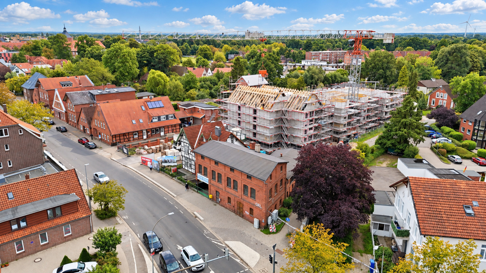 Hochwertige Terrassenwohnung mitten in der Stadt - Bau