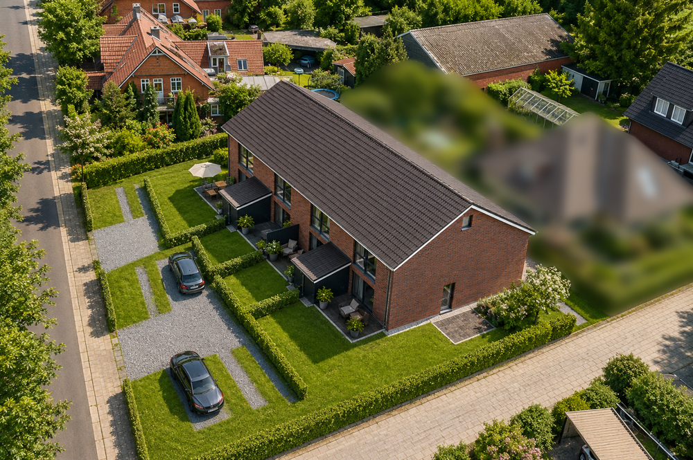 Modernes Mittelreihenhaus mit Platz für die ganze Familie in Bardowick! - Grundstück